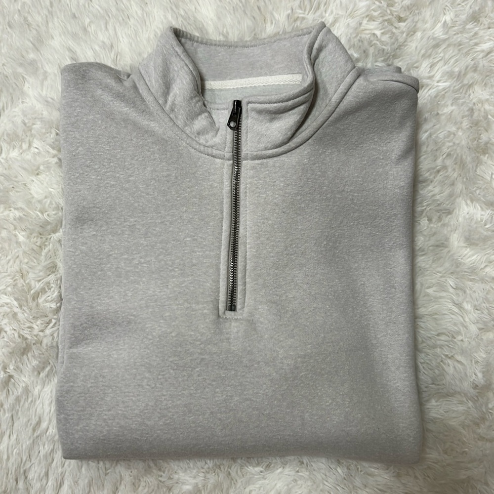 Sonoma off white quarter zip sweatshirt